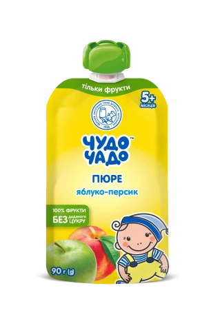 ЧУДО-ЧАДО Пюре яблоко-персик 90гр